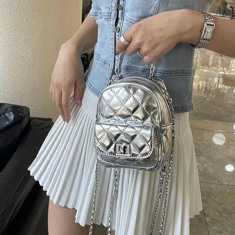 Mini Rucksack Für Damen Modischer Pu Leder College Reise Rucksack_voghion.com