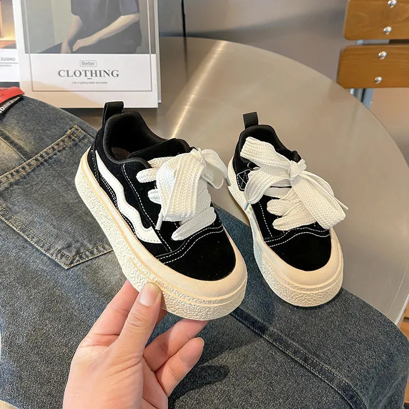 Childrens round toes comfortable and fashionable anti slip sports childrens soft soled casual edition shoes 240912_voghion.com