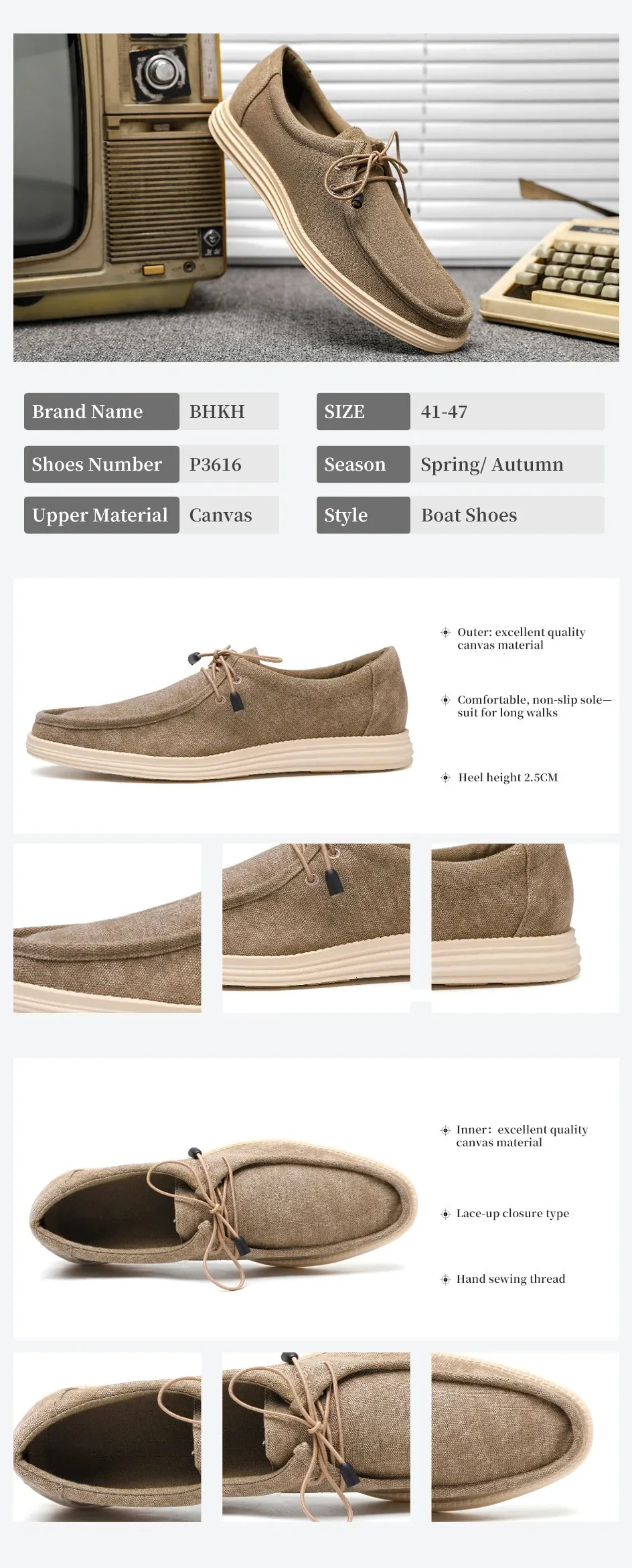 BHKH Nouveaux Mocassins Printemps/Été En Cuir Suédé Hommes Décontractés Confortables Hommes Plat Mode Chaussures Bateau 240605_voghion.com