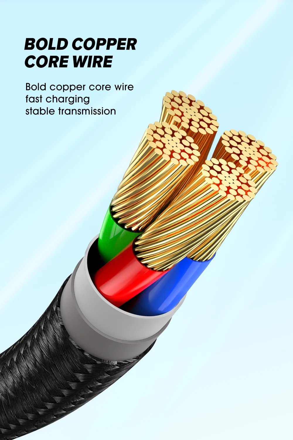 Cable tipo C de carga rápida para Xiaomi Redmi Realme Poco, cable micro USB tipo C._voghion.com