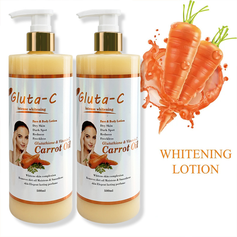Lotion hydratante corps vitamine C glutamate carotte
