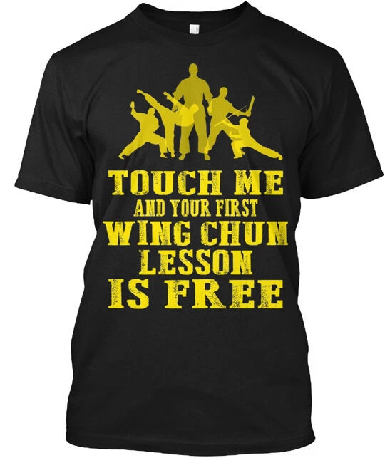 Grappig wing chun t-shirt voor heren – eerste les gratis_voghion.com