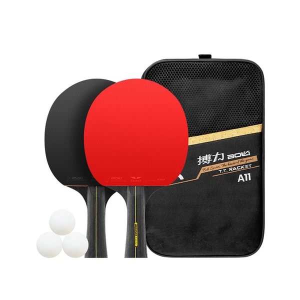 Set di racchette da ping-pong a 7 strati con borsa per il trasporto, qualità premium per il gioco professionale._voghion.com