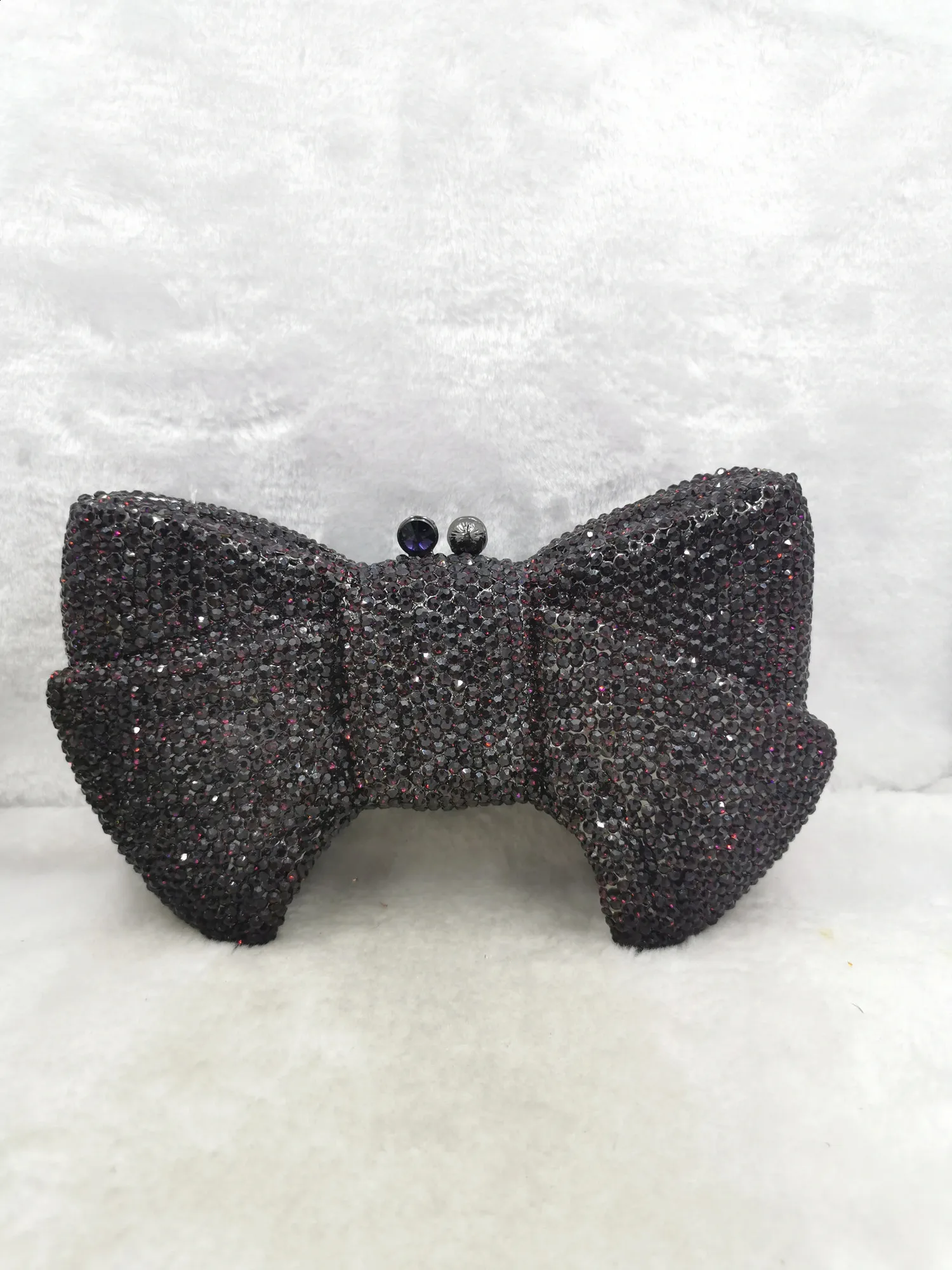 xiyuan Donna Oro Nero Cristallo Sera Borsetta Borsa a Mano Nuziale Dia Pochette Minaudiere Borsa da Festa di Nozze 240726_voghion.com