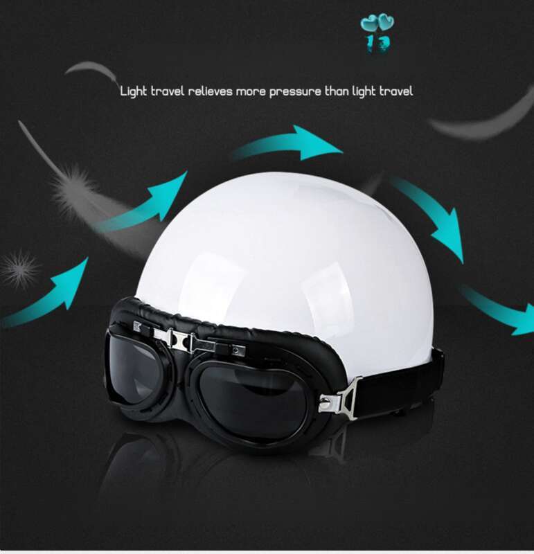 Professional Virtue Damen Herren Elektroauto Sommer Halbhelm Mode Winddicht Spiegel_voghion.com