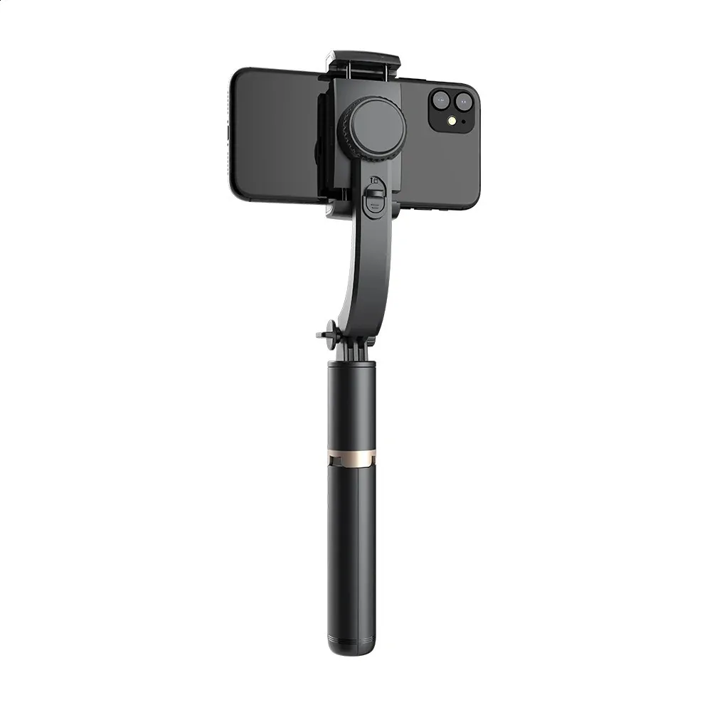 Q08 Bluetooth-ühilduv käeshoitav stabilisaator alumiiniumisulamist kokkupandav gimbal kaasaskantav teleskoop telefonihoidja videosalvestuseks 241220_voghion.com