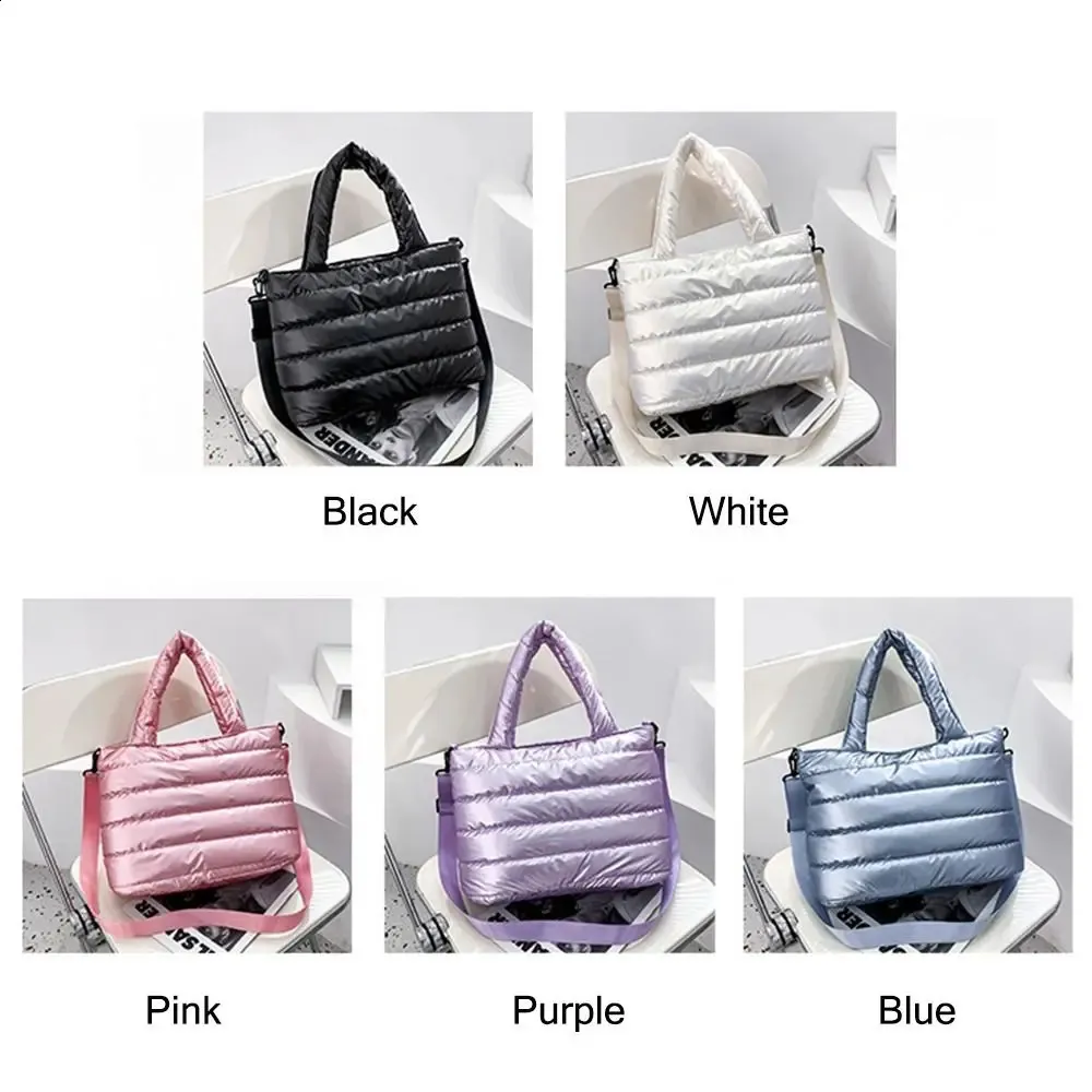 Bolsa tote puffer tiracolo acolchoada leve estofada transversal_voghion.com