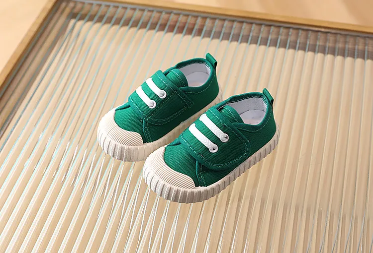 Childrens Canvas Sneakers Leopard Print Classic Casual Shoes_voghion.com