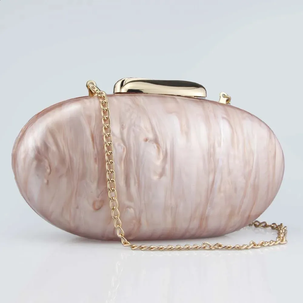 Borsa a conchiglia con chiusura in metallo, da donna, a tracolla, con catena a serpente, in acrilico, per feste, matrimoni, serate, borsetta a forma di uovo_voghion.com
