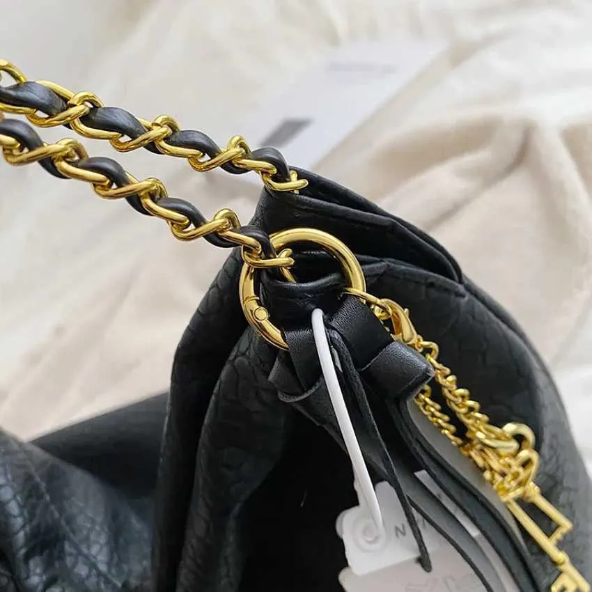 Borsa a tracolla da donna, borsa a mano con catena dorata, borsa a tracolla per ragazze, tasca da ufficio, grande capacità_voghion.com