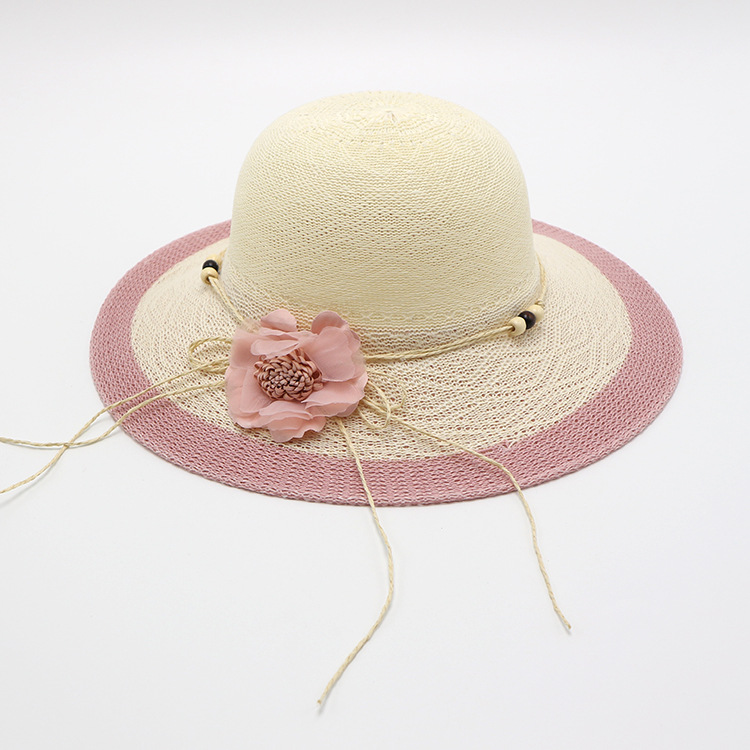 Korean Version Of Beach Big Brimmed Straw Women In Summer Scenic Spots, Cool For Vacation, Sun Protection, Sunshade Hat,_voghion.com