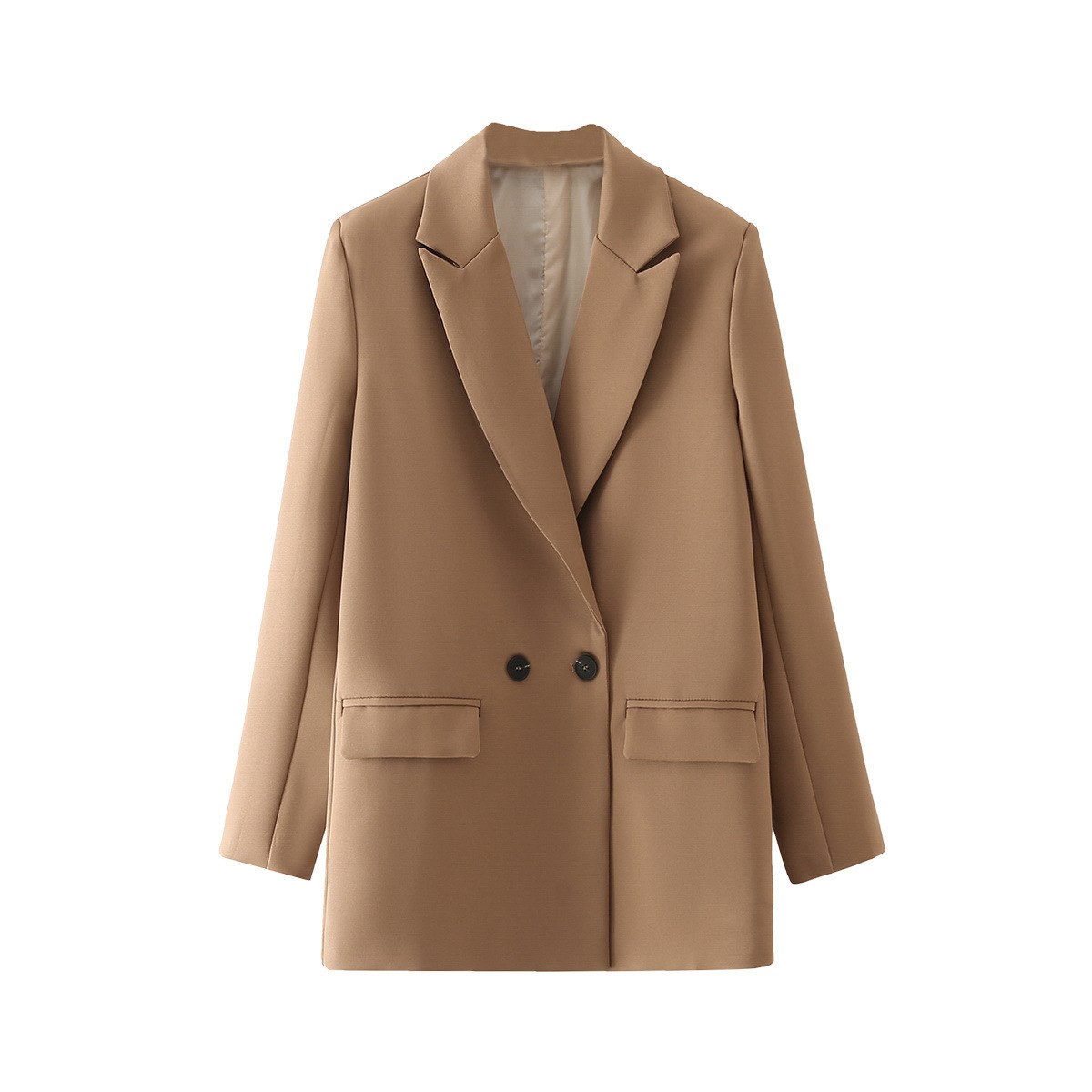 Women's fashion temperament wind two-button suit jacket