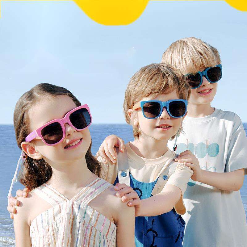 Lunettes de soleil polarisées anti-UV pliables pour enfants, pour garçons et filles, Lemon Baby_voghion.com