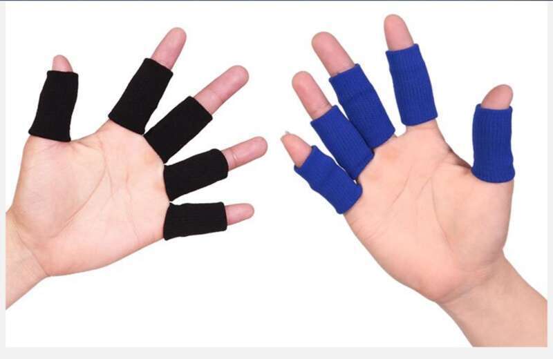 [A Huge Number Of Repeat Purchases] Basketball Volleyball, Badminton Joint Nylon Anti Slip Protection, Elastic Finger Sports Protective_voghion.com