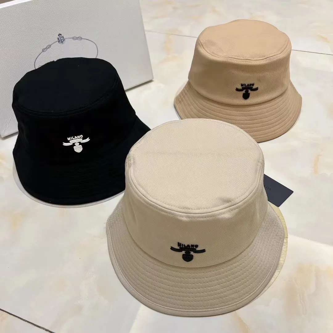 s Fashion bucket summer beach designer hats men and women couple hat letter print casual trend fashions nice_voghion.com