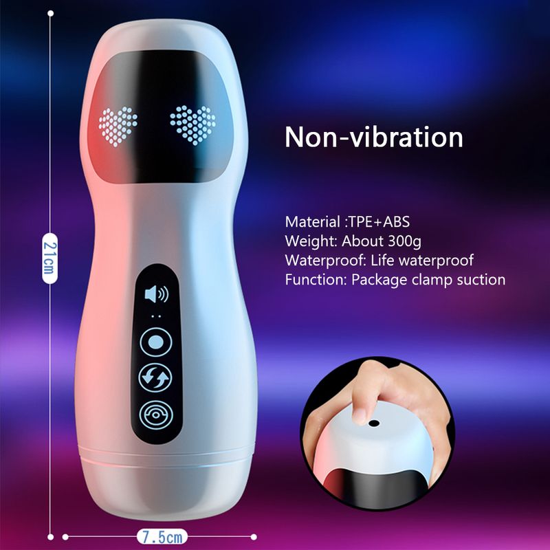 Vero Masturbazione Automatica Maschile Tazza Succhiare Tascabile Figa Silicone Giocattoli Sessuali Per Uomini Vibratore per Adulti_voghion.com