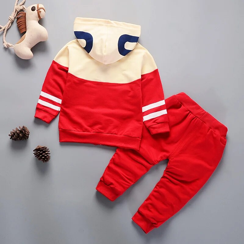 Yeni Sonbahar Yenidoğan Giysileri Kızlar Bebek Kıyafetleri Çocuk Erkek Kapşonlu Ceket Pantolon 2 Adet/Takım Bebek Spor Giyim Çocuklar_voghion.com