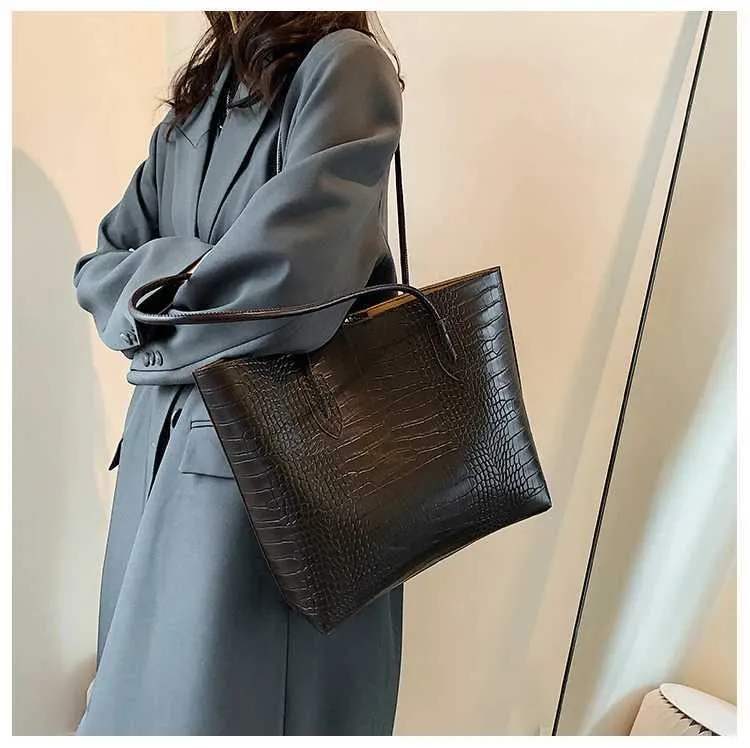Große Umhängetasche aus PU-Leder für Frauen, Trend-Designer, Damenmode, Handtaschen, Geldbörsen sC241108_voghion.com
