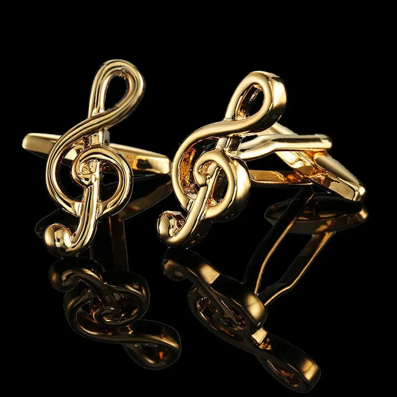 Klassische Manschettenknöpfe Aus Messing Gold Plattiert Herren_voghion.com