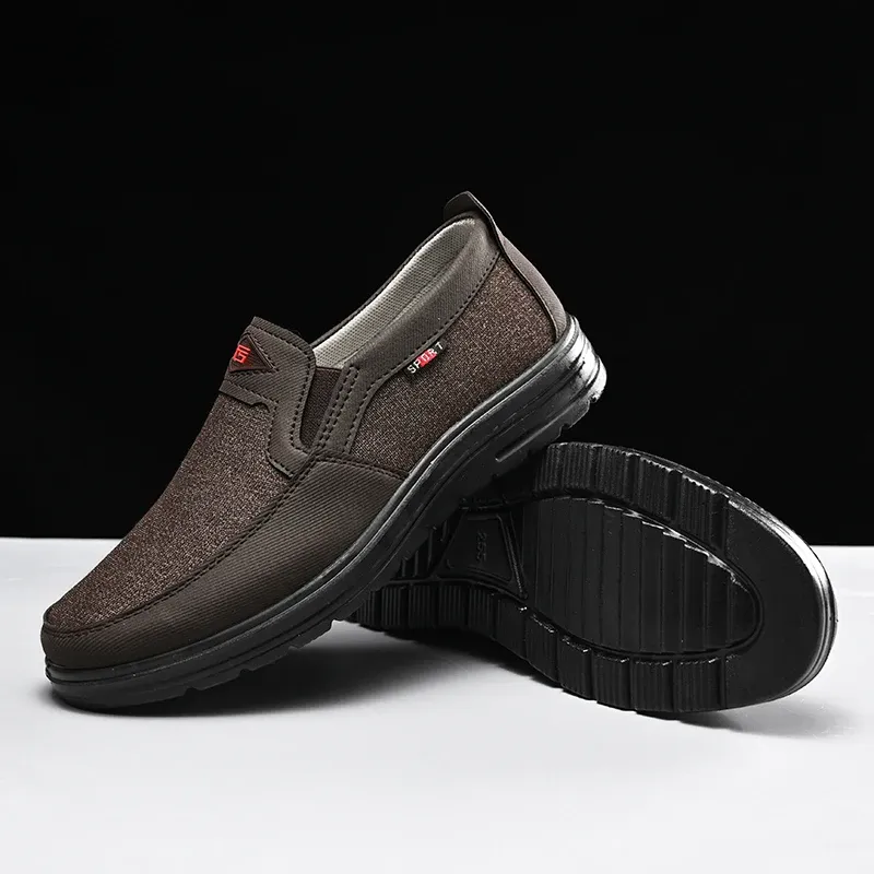 Lightweight Men Casual Breathable Canvas Loafers Slip-on Driving Shoes Wear-resistance Mens Sneakers ato Hombre_voghion.com
