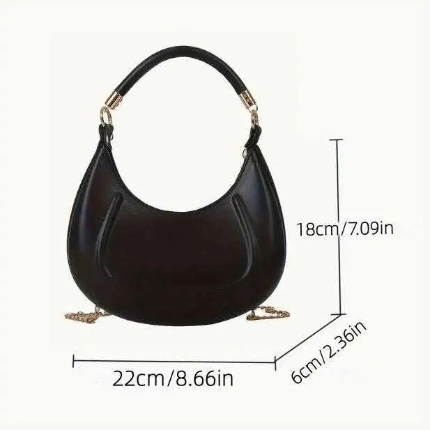 Women’s Korean Style Pu Leather Shoulder Bag With Chain Strap_voghion.com