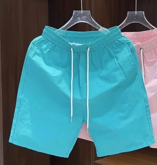 Herrenbekleidung Herren Sommer Dünne Shorts Vielseitige Mehrfarbige Einfarbige Lockere Mittellange Hose Einfaches Temperament Jugend Shorts_voghion.com