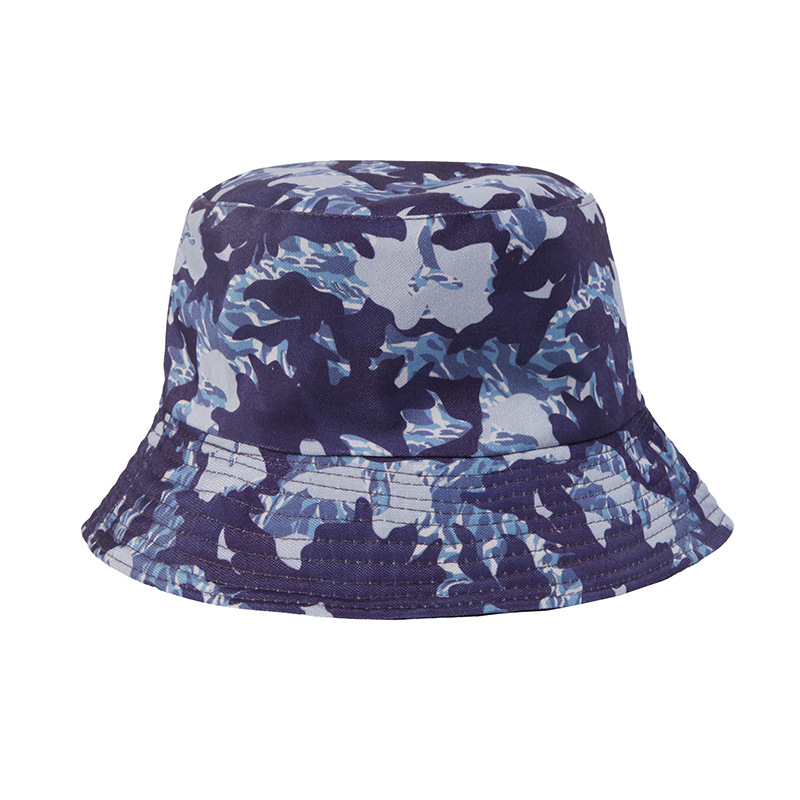Sonnenschutz-Eimerhut für den Sommer, neuer breitkrempiger Eimerhut mit Camouflage-Druck, unverzichtbares Einzelstück für die Reise im Freien, beidseitig tragbar_voghion.com