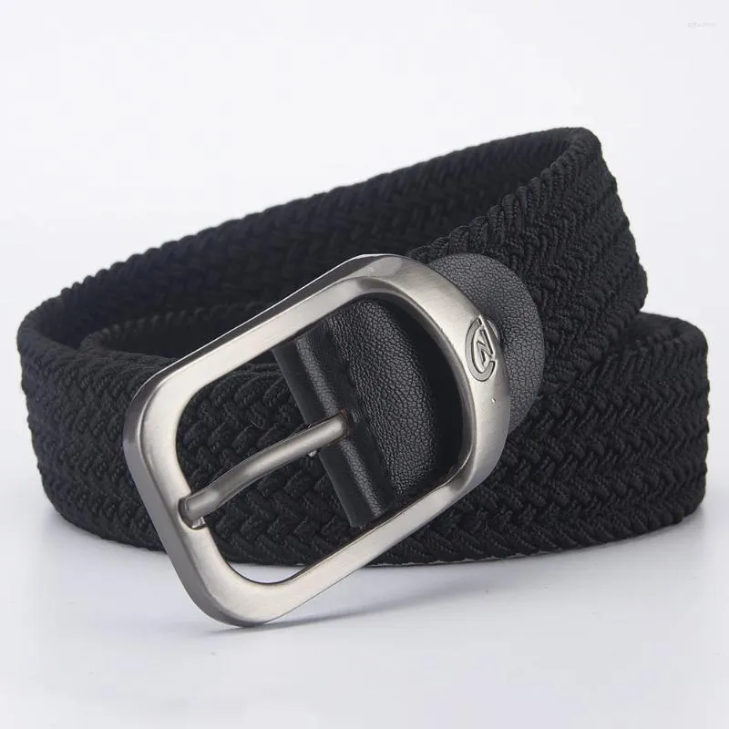 Belts Men's Belt Casual Woven Elastic Outdoor Sports Women's Climbing Work Jeans Suit Pants And Universal_voghion.com