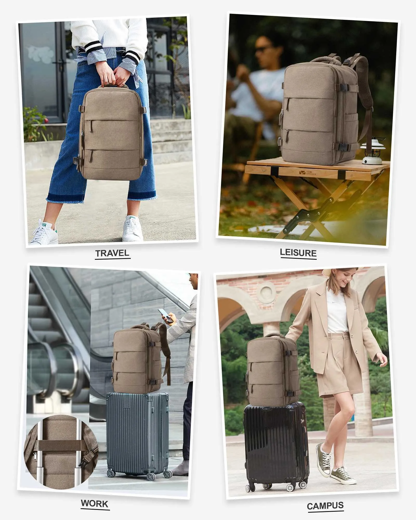 Rugzakken voor mannen Waterdichte moderugzak Reis 40x20x25 Ryanair Laptoptas Handbagage Lage Vrouwelijke rugzak School_voghion.com