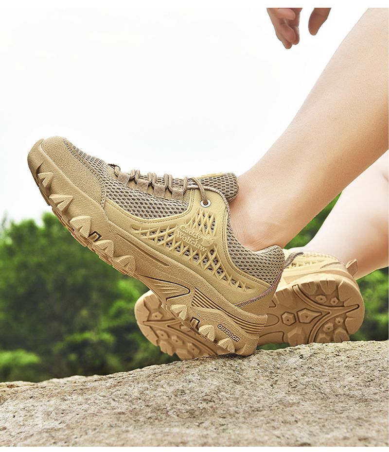 Extra große Größe rutschfeste Wüste Outdoor Wandern Freizeitschuhe Militärstiefel Funktionsschuhe_voghion.com