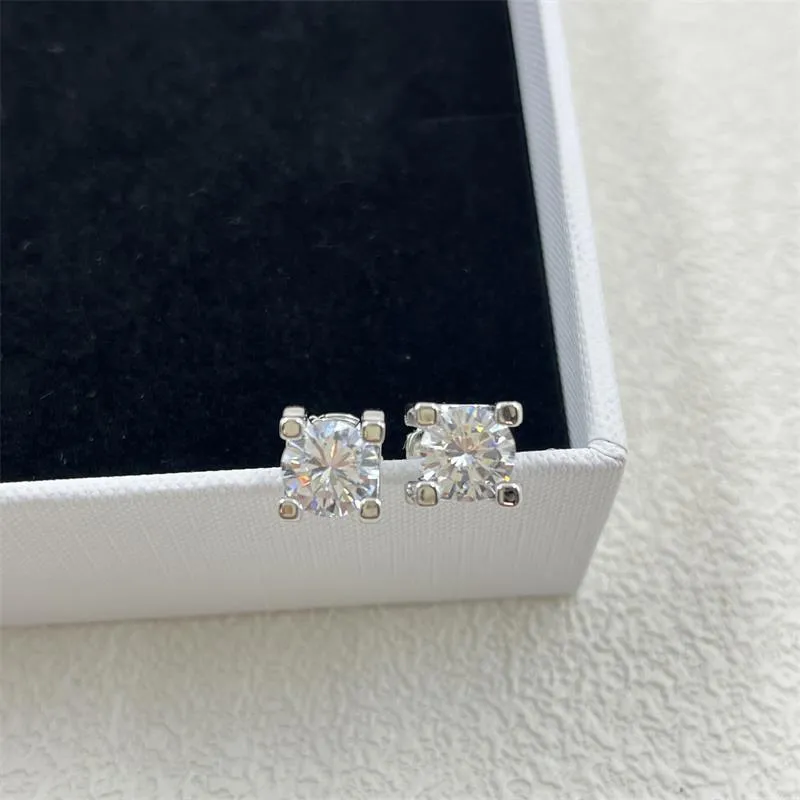 Collane con ciondolo in cristallo di zircone CZ quadrato 3D con diamanti per donne, orecchini in oro rosa con marchio automobilistico_voghion.com