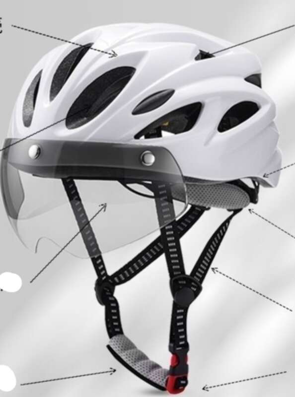【1397 People's Collection】 Fietshelm, magnetische zuigbril, gevormde berg Veiligheid voor mannen en vrouwen_voghion.com
