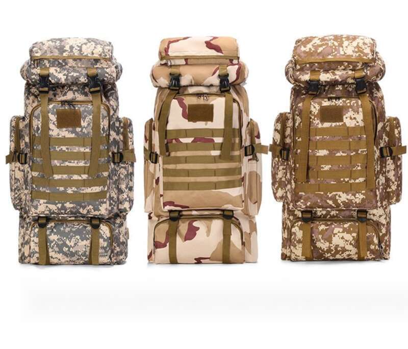 Rucsac tactic de mare capacitate pentru drumeții, cu design de camuflaj în aer liber, geantă de camping și călătorie pentru bărbați, geantă de exterior_voghion.com