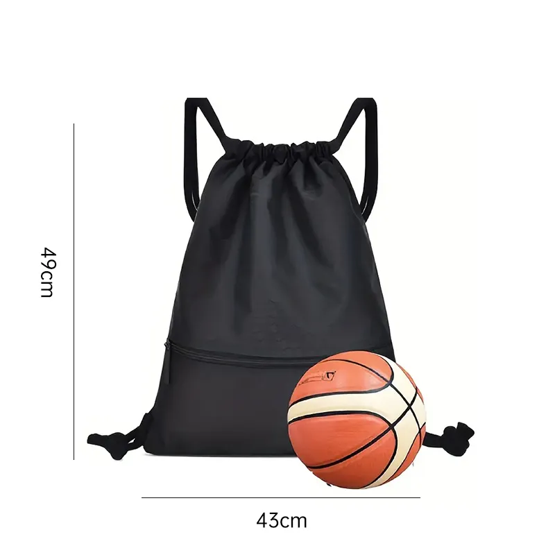 Portable Drawstring Lightweight Foldable Backpack Outdoor Travel Sports Bag For Men Women_voghion.com