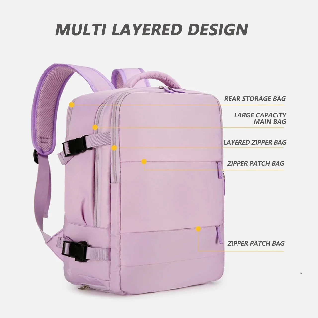 16,93-Zoll-Reiserucksack aus wasserdichtem Outdoor-Sport, Freizeittasche für Schüler und Studenten 241028_voghion.com