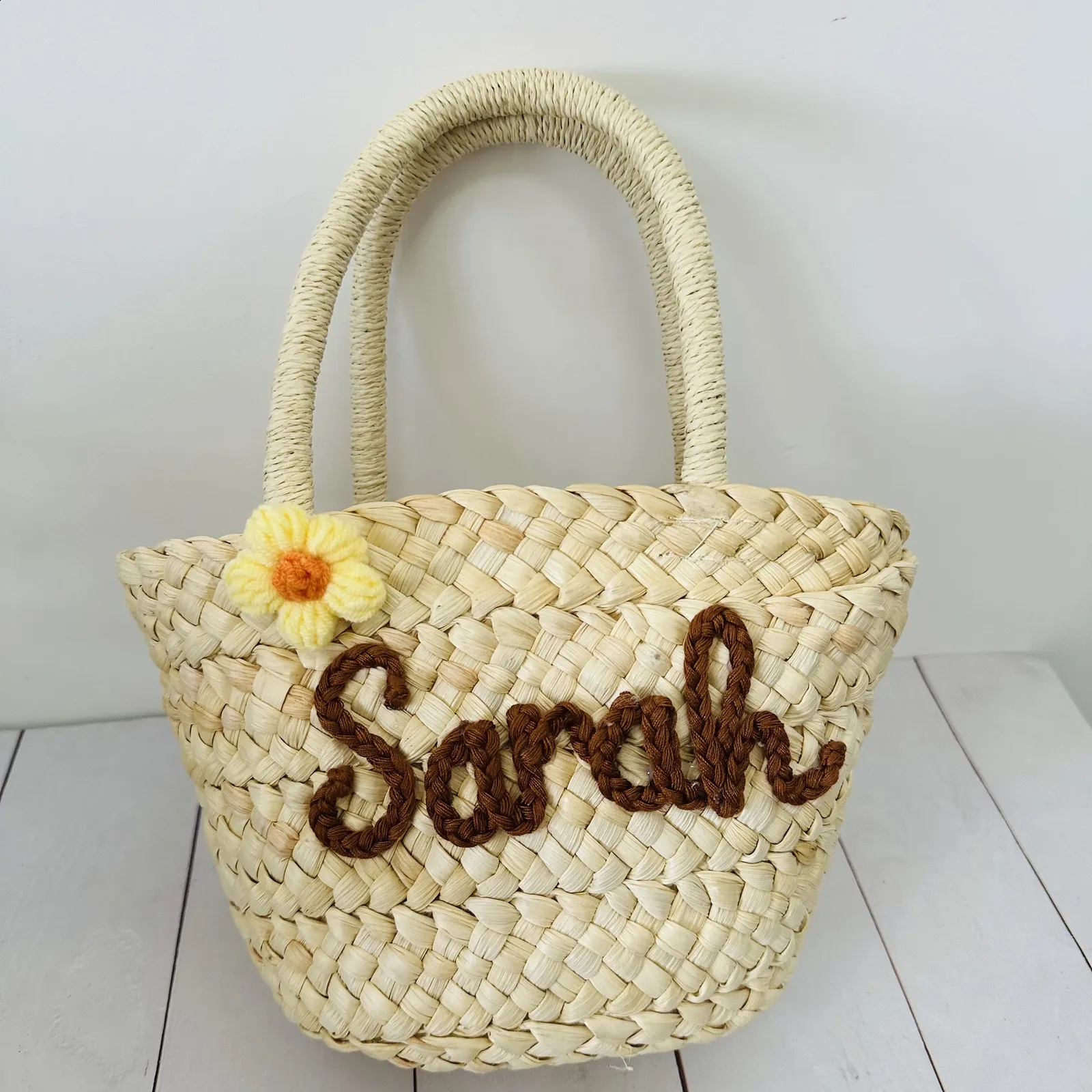 Customized straw bags Personalized WEDDING GUEST GIFT monogrammed bag bridal shower bagscustom beach bagstraw_voghion.com