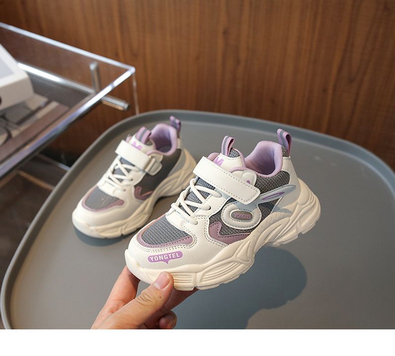 Casual shoes children in spring and autumn, new styles for girls, boys' mesh, 2024 sports shoes, mid size, soft soled,_voghion.com