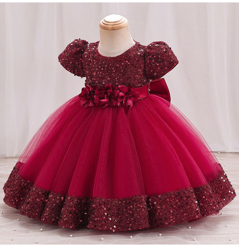 Abito da cerimonia a fiori per bimba primo compleanno_voghion.com