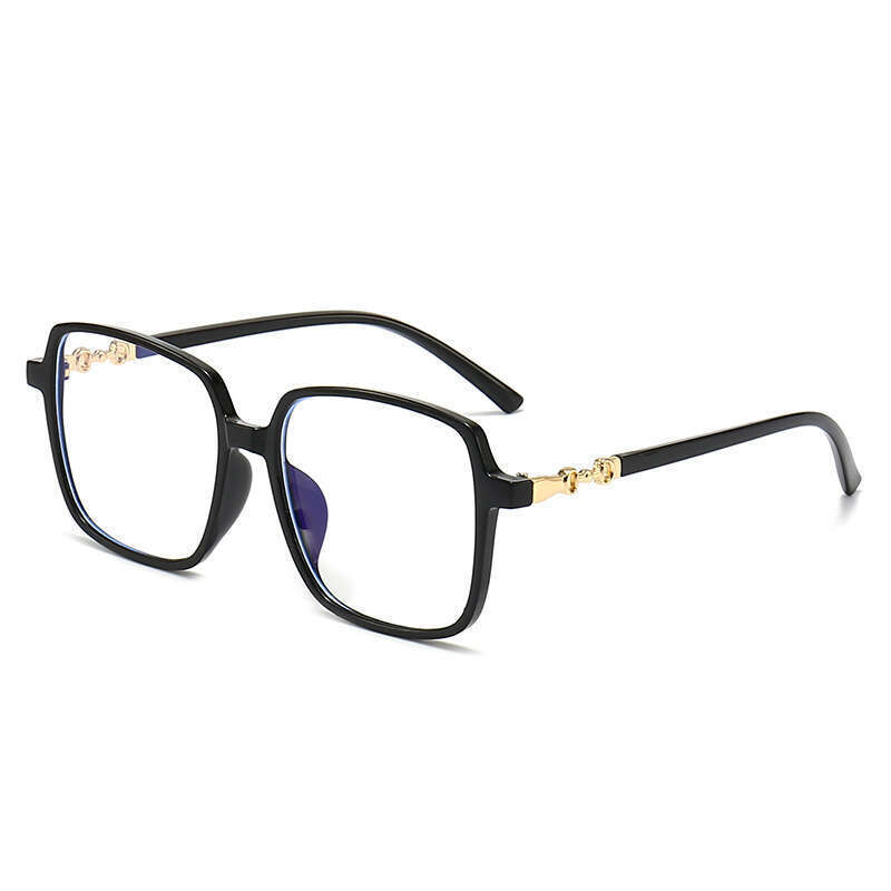 Nuovi occhiali anti-blu con montatura grande quadrata per la moda femminile, celebrità di Internet, occhiali semplici e leggeri, occhiali alla moda_voghion.com