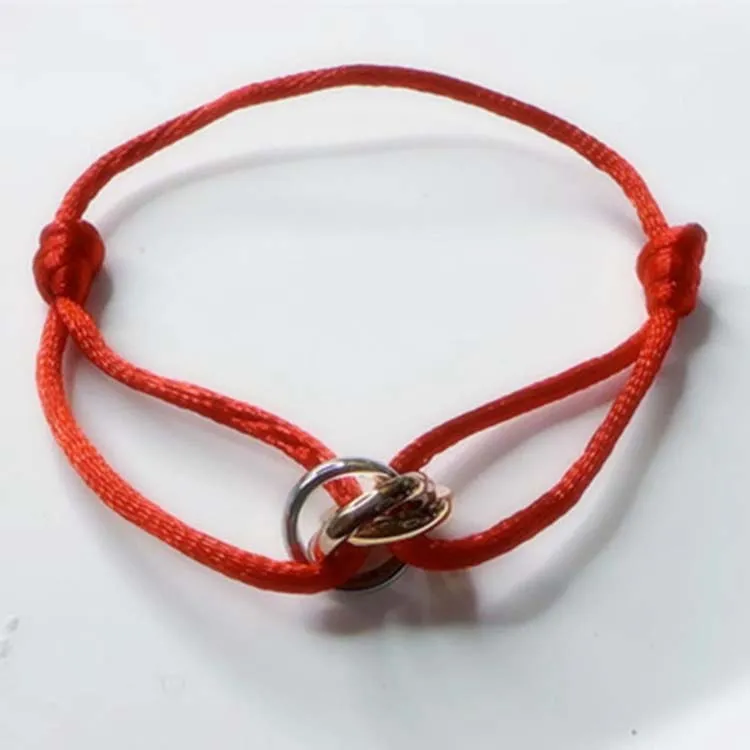 Womens bracelet gold bracelets femme Stainless Steel thread rope designer Knot bracele man sier jewelry bravelet women_voghion.com