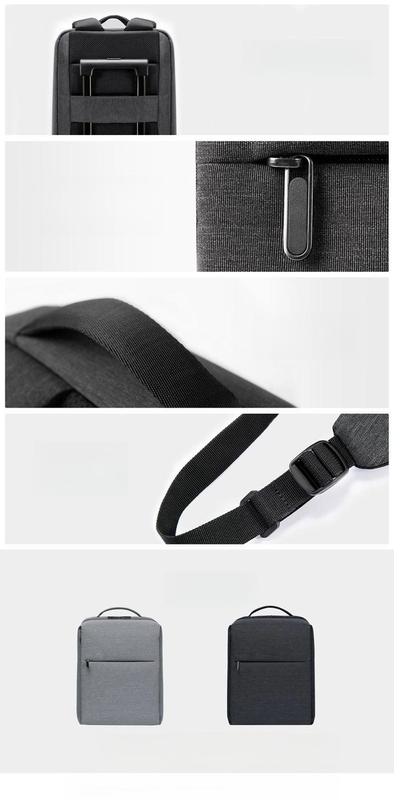Herren Business-Rucksack, Damen 15 Computertasche, wasserdichte Reisetasche, Oxford Tuch Rucksack, bietet Platz für 1,56_voghion.com