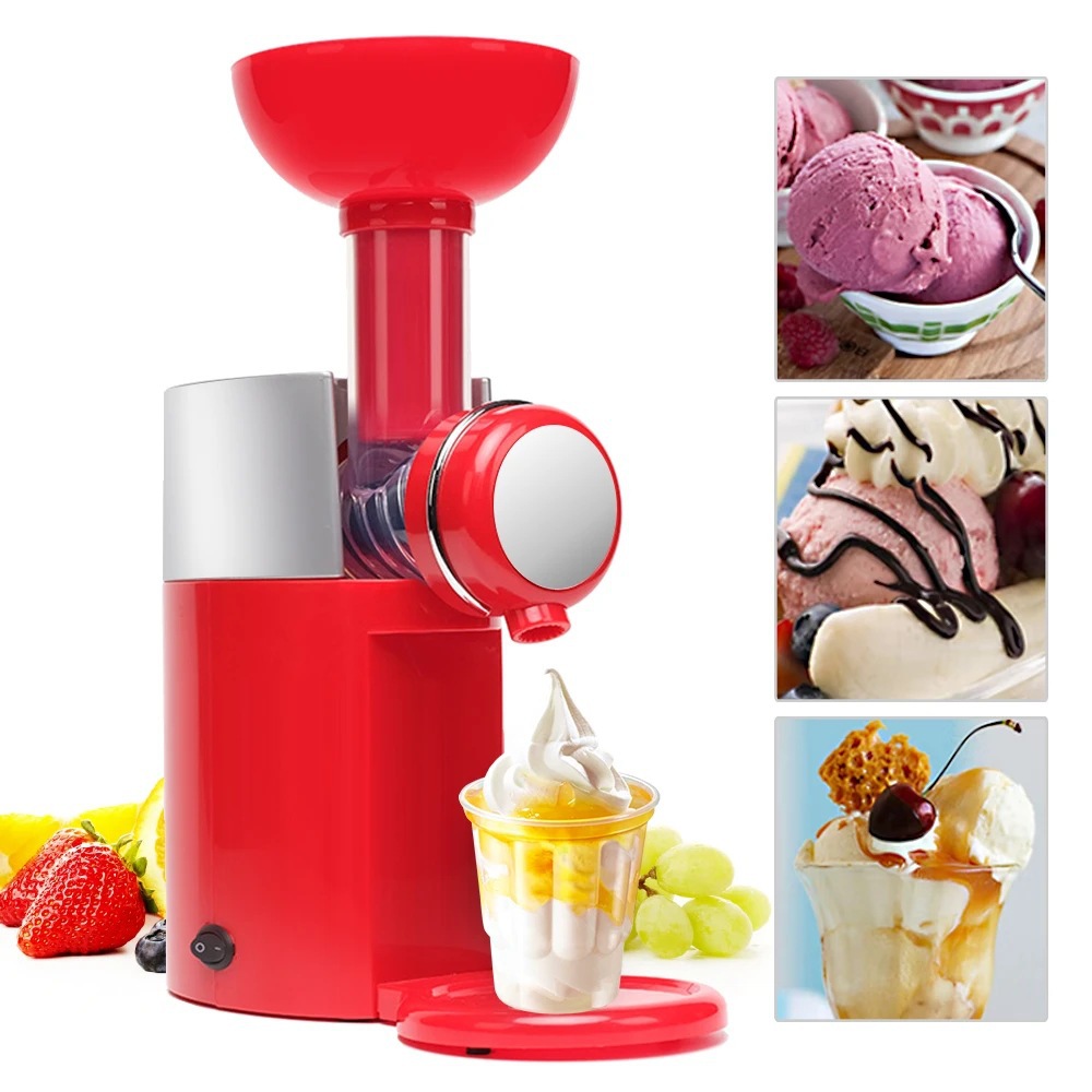 Machine à yaourt domestique transfrontalière à faire soi-même, machine à crème glacée, machine à glace pilée multifonctionnelle aux fruits, machine à crème glacée mixeur