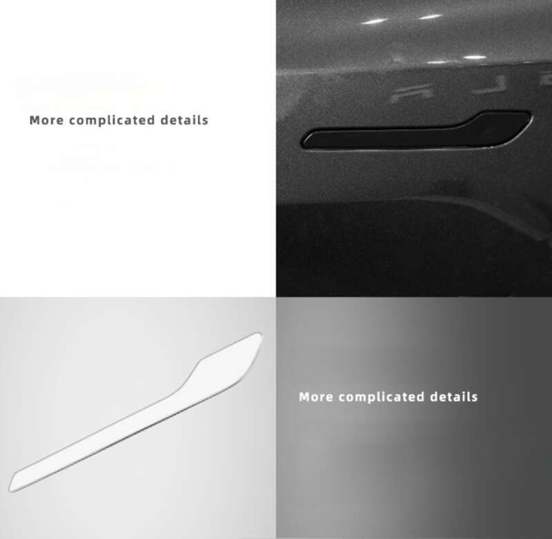 Potrivit pentru modificările interioare ale modelului Tesla, volan, mâner ușă, autocolant decorativ cu diamant pentru sigla mașinii_voghion.com