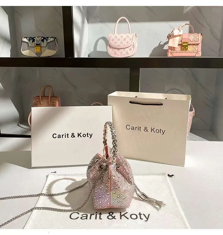 Glitter Shiny Dias Abend Metall Ring Griff Eimer Frauen Handtasche Hochzeit Party Kupplung Geldbörse Schulter Umhängetasche_voghion.com