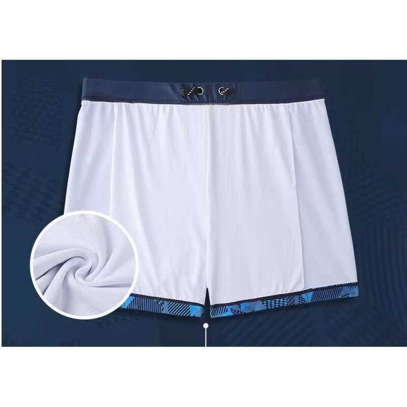 Swimming Trunks For Men To Prevent Awkwardness, Loose Fitting And Quick Drying, Men's Flat Angle Swimming Trunks,_voghion.com