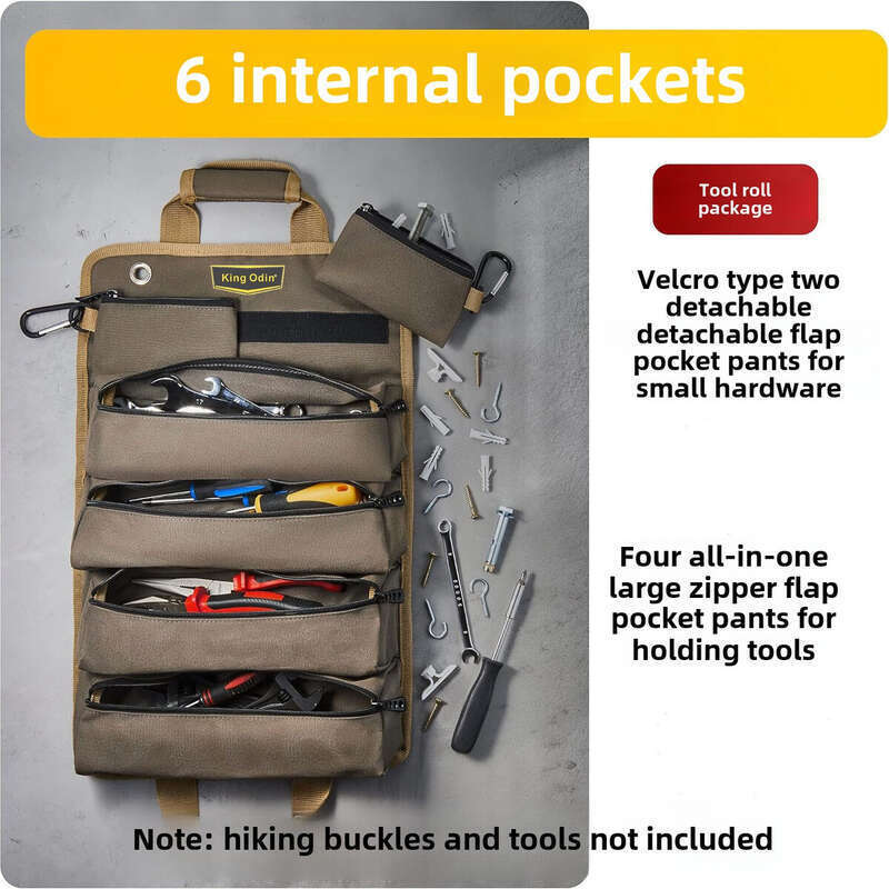 【bestseller】 Portable Tool Bag Waterproof And Wear-resistant Maintenance Vehicle Mounted Portable Roll Type_voghion.com
