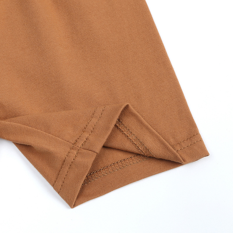 Mamma e bambini nuovi pantaloncini monospalla con bretelle per bambine tinta unita all'ingrosso_voghion.com