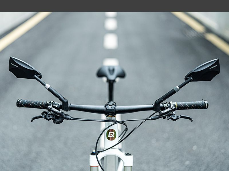 Velosipēda atpakaļskata spogulis, kalnu velosipēds, elektriskais skrejritenis, universāls atpakaļskats, aizmugurējais drošības atstarotājs_voghion.com