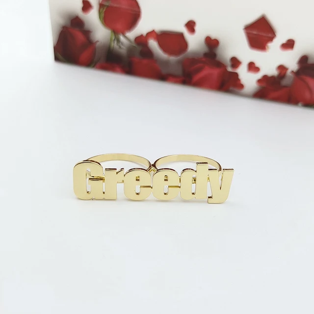 2024 AI Hip Hop Fashionable Simple Plating Customized Name Double Personalize Ring For Men And Women Gift_voghion.com