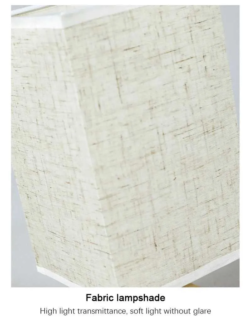 Chinese-Style USB Table Lamp - Dimmable Fabric Shade_voghion.com